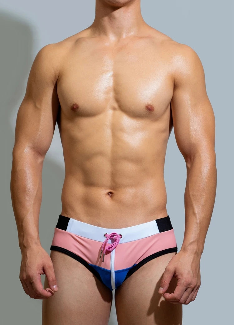 Low-Waist Swim Brief – 4 Colours | M–2XL | Cotton & Elastane