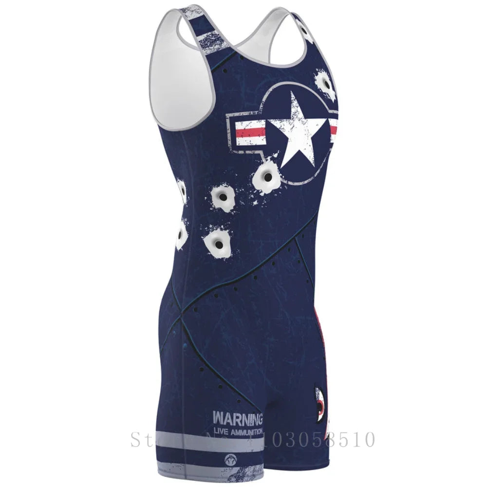 Dog Fight Singlet – 4 Colours | M–2XL | Stretchy Knit