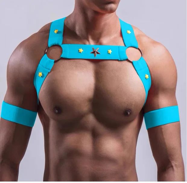 Chest Harness – 9 Colours | One Size | Elastane