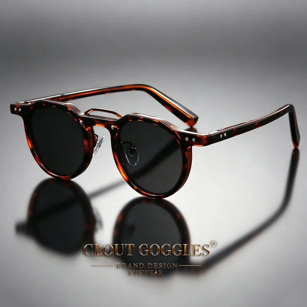 Double Beam Round Sunglasses – 5 Colours | One Size | Plastic