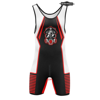 Zipper Singlet Bodysuit – 11 Colours | S–5XL | Polyester