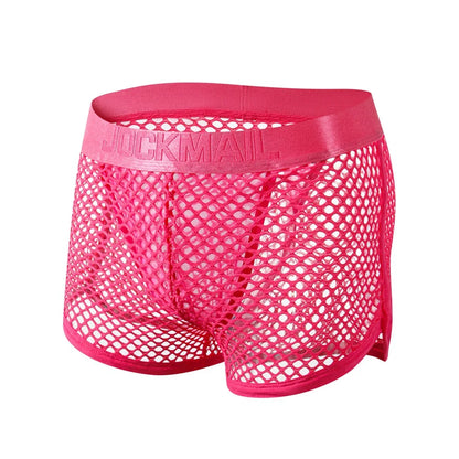 Mesh Low-Waist Boxer Jockstrap – 4 Colours | M–XL | Nylon & Elastane