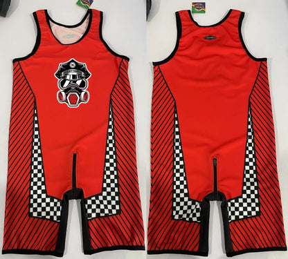 Zipper Bodysuit Singlet – 12 Colours | S–5XL | Polyester