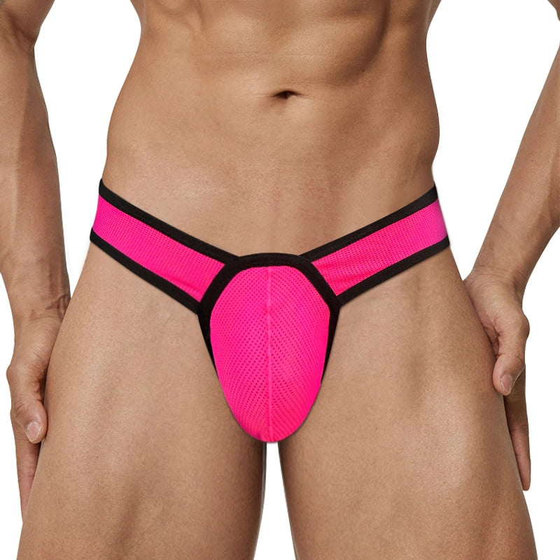 Men's Fluorescent Briefs | Pink, Green & Orange | M–XXL
