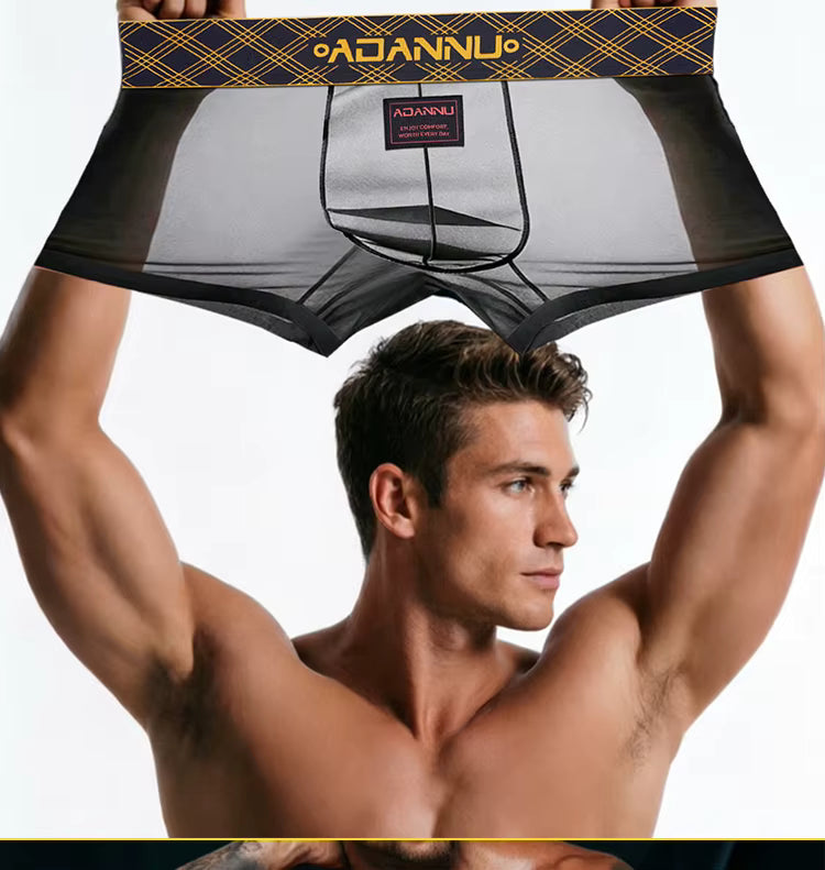 Ultra-Thin Transparent Short – 3 Colours | M–2XL | Nylon & Lycra