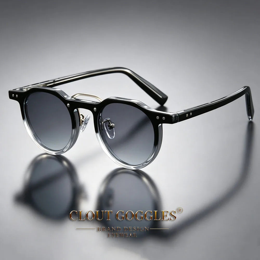 Double Beam Round Sunglasses – 5 Colours | One Size | Plastic