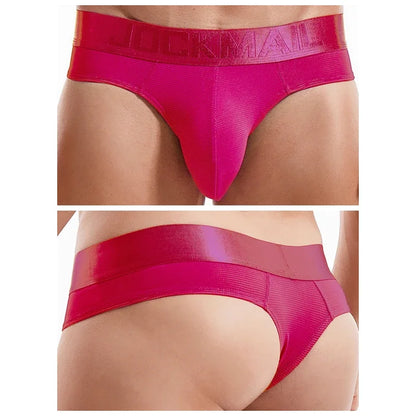 Colourful Waistband Thong – 9 Colours incl. Fluor | M–2XL | Nylon & Lycra