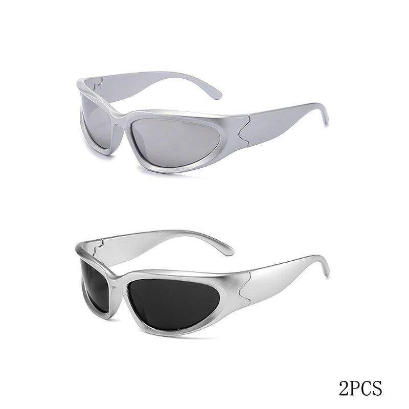 Y2K Oval Sunglasses – UV400 | Single, 2-Pack & 3-Pack
