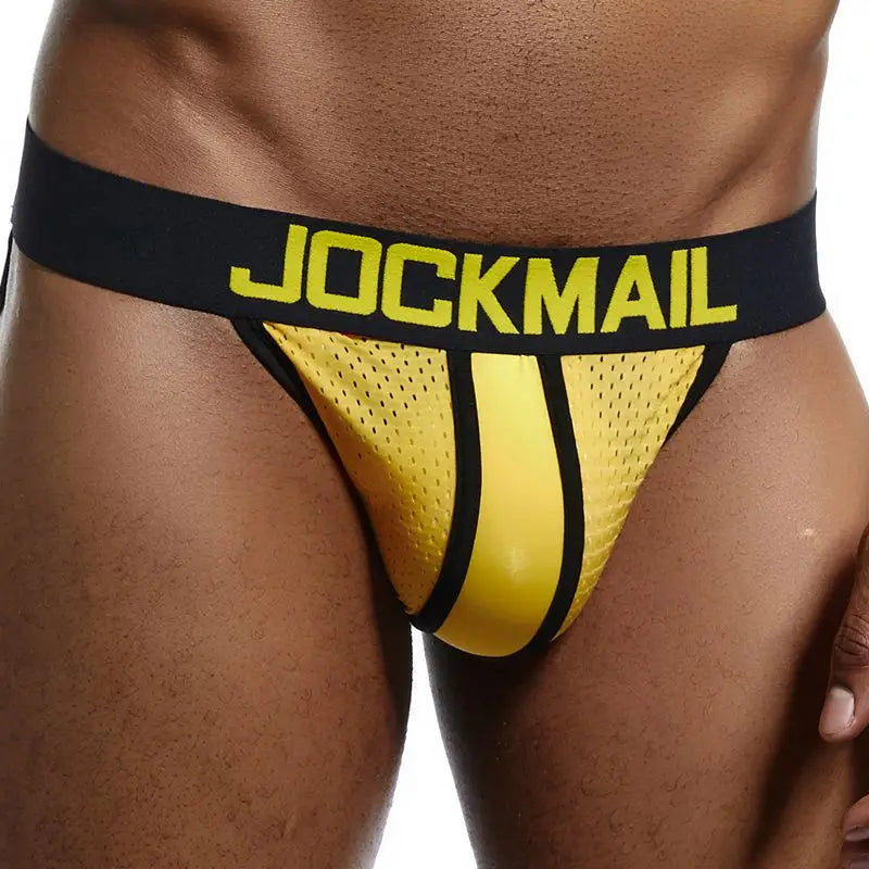 Nylon Jockstrap Brief – 4 Colours | M–2XL | Nylon & Elastane