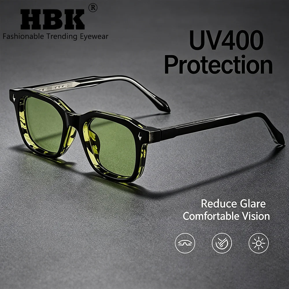 Elegant Square Sunglasses – 7 Colours | UV400 | With or Without Case