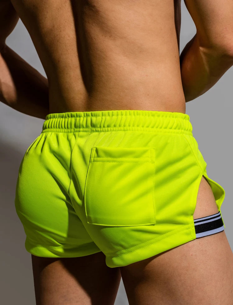 Neon Party Short & Harness Set – 10 Colours | M–2XL | Polyester & Elastane