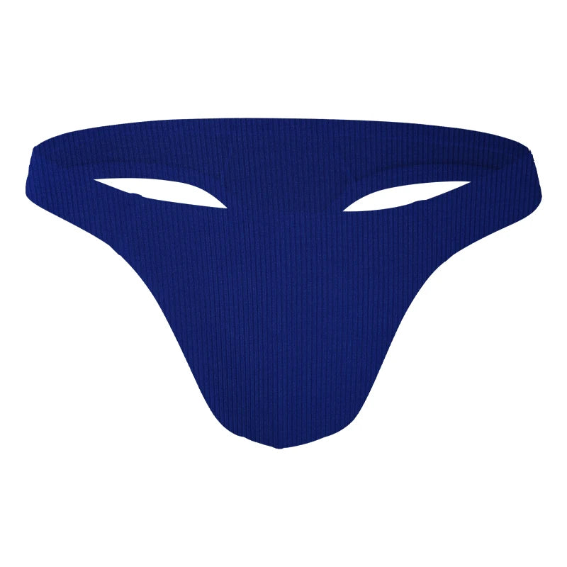 Men's Embossed Jockstrap G-String – Breathable Sexy Underwear with 3D Sculpted Pocket | M–XXL