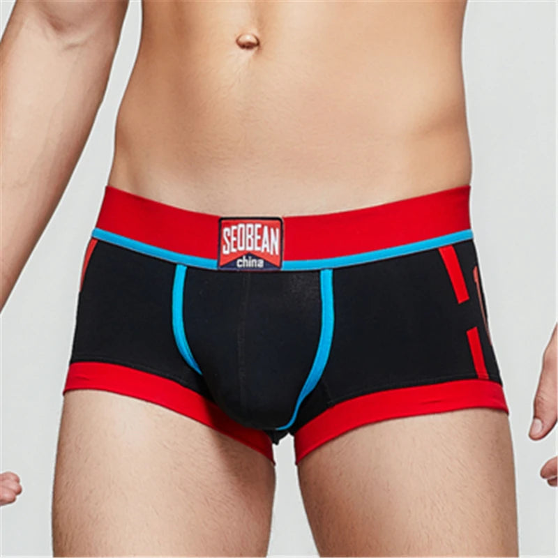 Low-Rise Cotton Boxer Briefs – 8 Colours | M–2XL | Cotton & Elastane