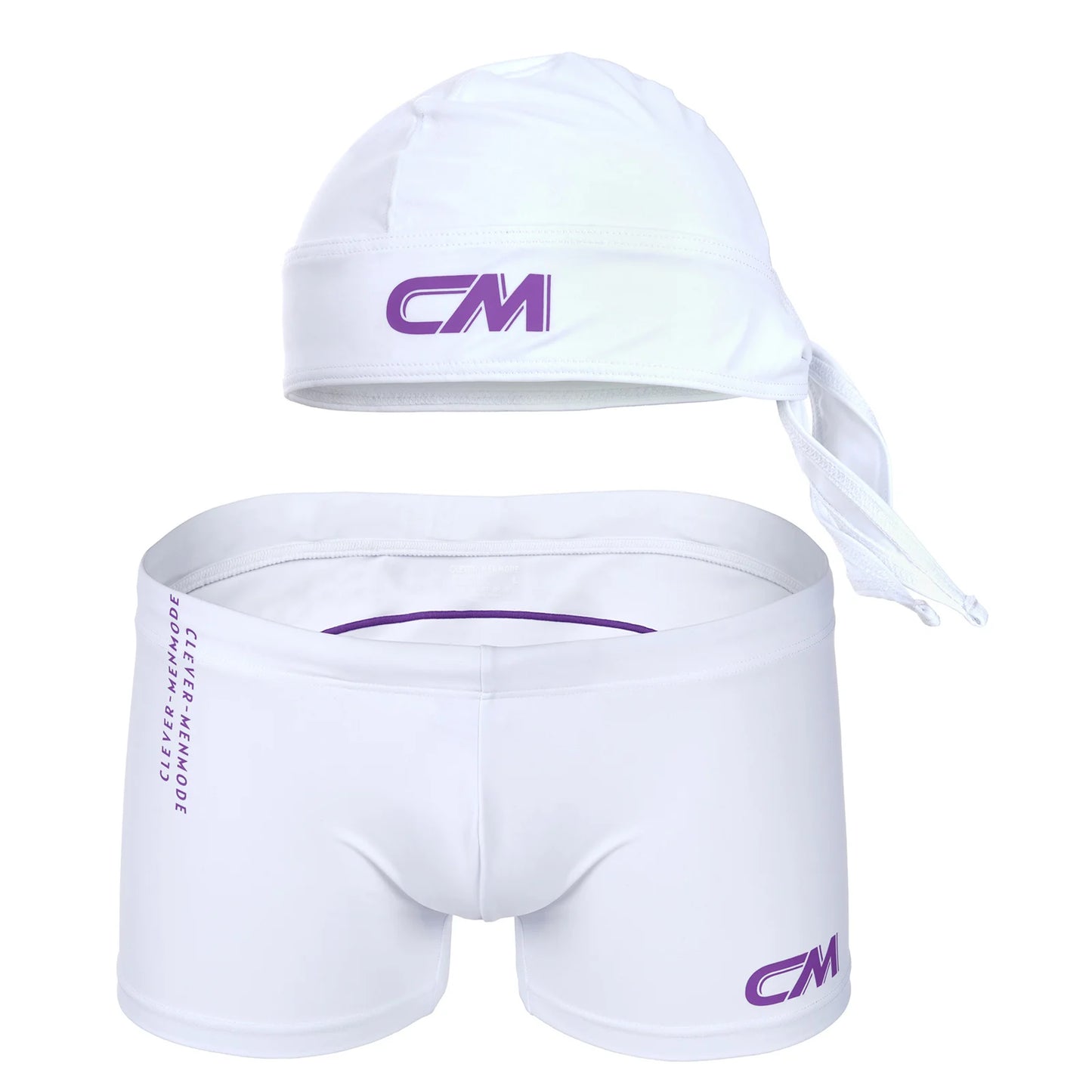 Swim Boxer & Pirate Cap Set – 5 Colours | M–3XL | Nylon & Spandex