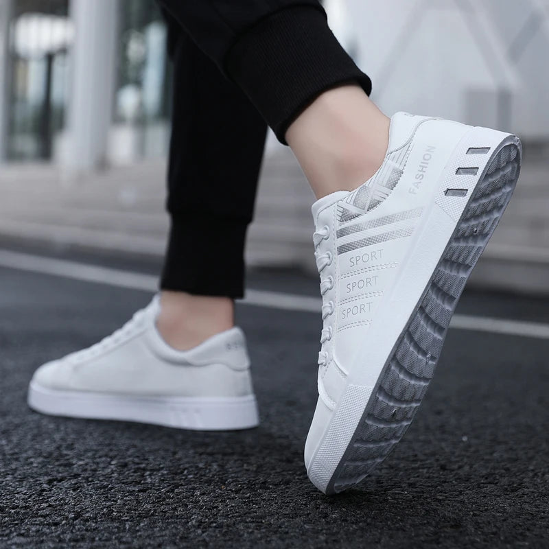 Low-Top Skate Sneakers | White | EU 39–48