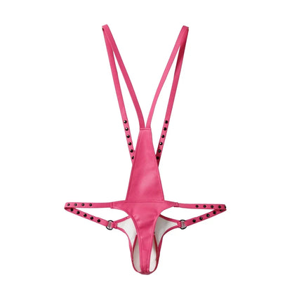 Jockstrap Body Harness – 7 Colours | One Size | Faux Leather & Mesh