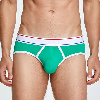 Low-Rise Bikini Brief – 6 Colours | M–2XL | Cotton & Spandex