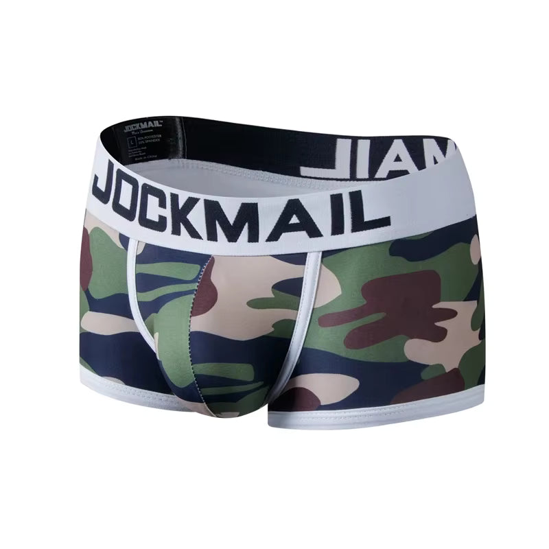 Quick-Dry Camo Boxer Short – 4 Colours | M–2XL | Nylon & Lycra