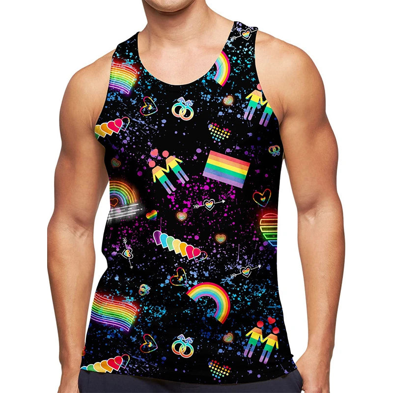 Graphic Print Tank Top | 15 Designs | XS–6XL