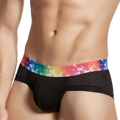3D Pouch Mesh Brief – 5 Colours | L–3XL | Microfiber