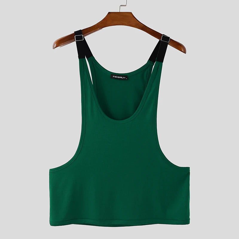 Shoulder Buckle Tank Top