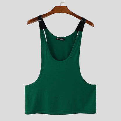 Shoulder Buckle Tank Top
