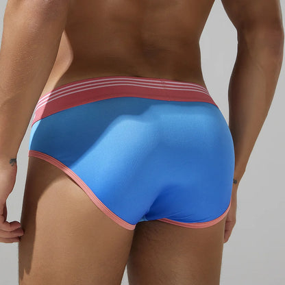 Gradient Low-Rise Briefs – 4 Colours | M–2XL | Polyester & Elastane