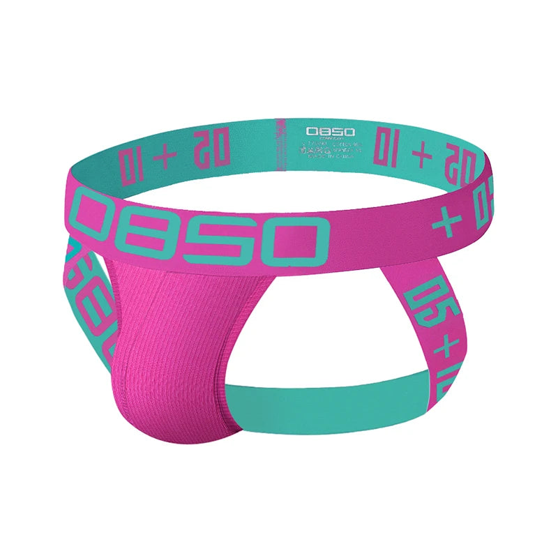 High-Cut Jockstrap – 7 Colours | M–2XL | Nylon & Polyester
