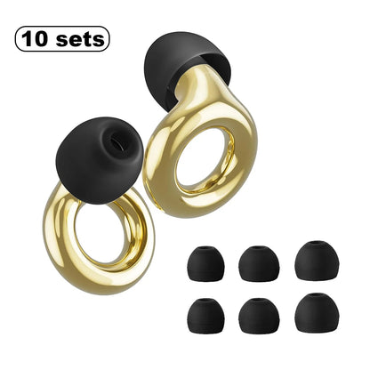 High-Fidelity Ear Plugs – 5 Colours | Reusable | 8 Ear Tips