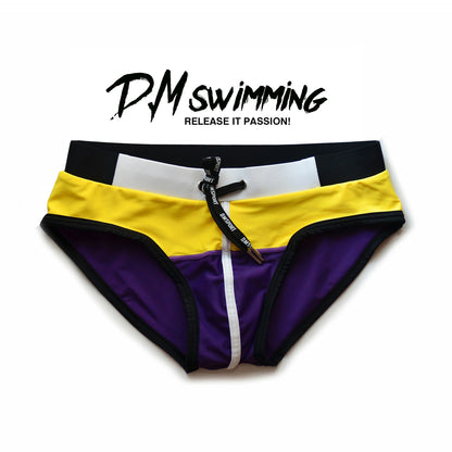 Low-Waist Swim Brief – 4 Colours | M–2XL | Cotton & Elastane