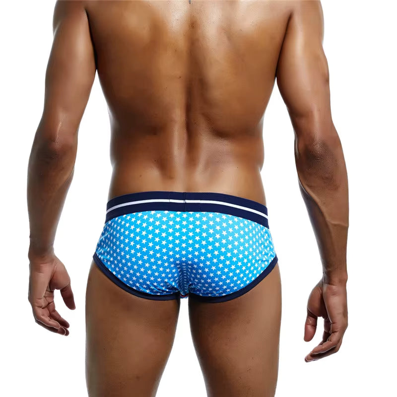 Star Print Brief – All-Over Print Underwear | M–XXL