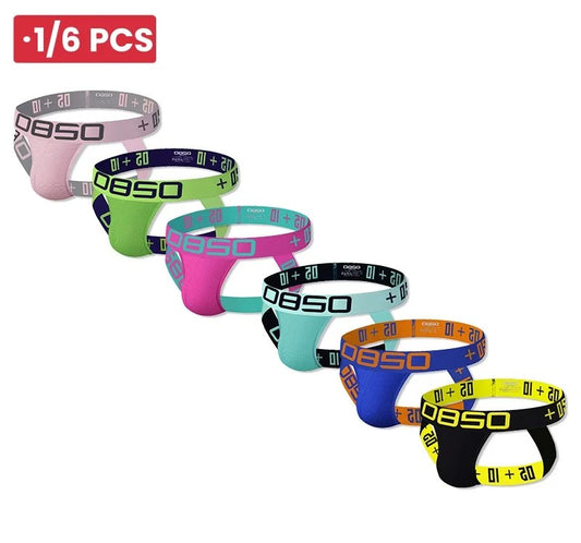 High-Cut Jockstrap – 7 Colours | M–2XL | Nylon & Polyester