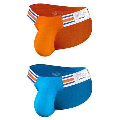 Men's Modal Briefs – Breathable Big V High Fork Sexy Underwear | 1, 2 or 3-Pack | M–XXL