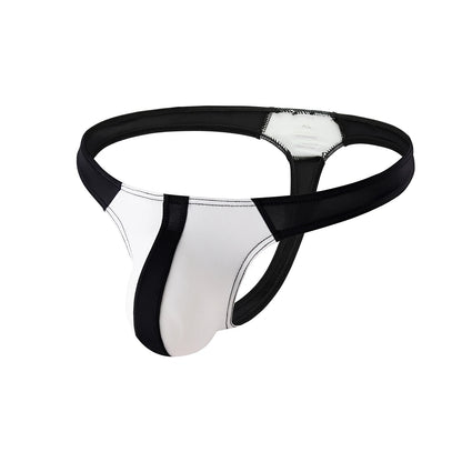 Clever-Men Swim Thong – White/Black, Red/White, White/Blue & Black/Red | M–XXL