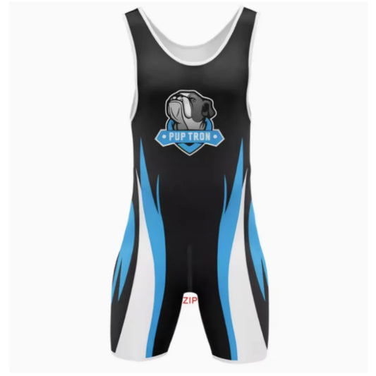 Zipper Wrestling Suit – 5 Colours | S–5XL | Lycra