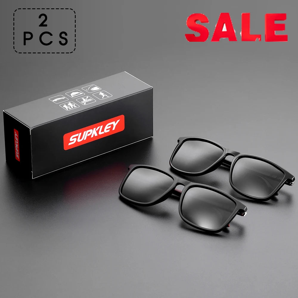 Polarised Square Sports Sunglasses – 13 Colours | One Size | Plastic & TAC