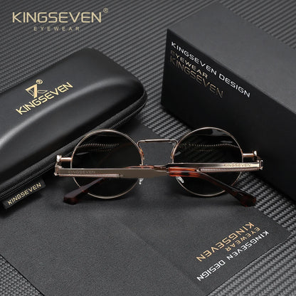 Polarised Round Punk Sunglasses – 10 Colours | One Size | Alloy & TAC