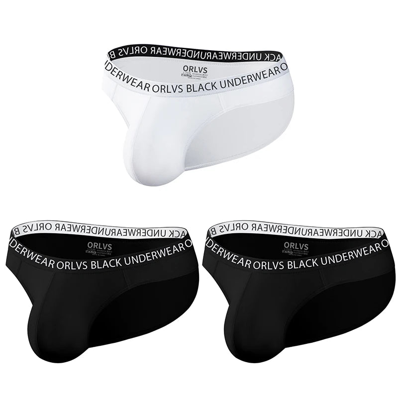 Men's Hip Briefs 3-Pack | 10 Different Sets | M–2XL