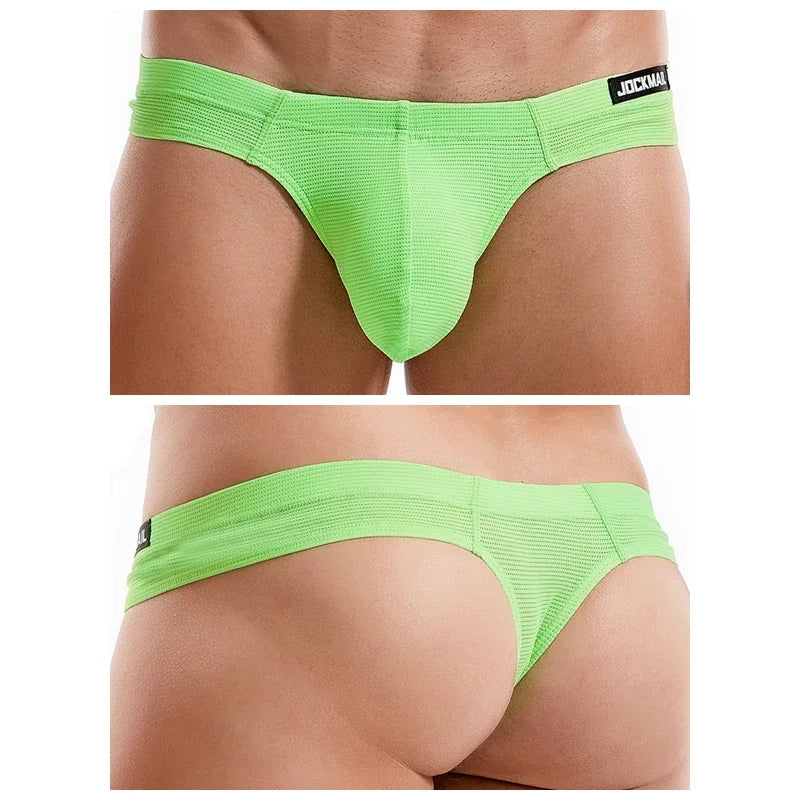 Colourful Thong – 9 Colours incl. Fluor | M–2XL | Nylon & Lycra