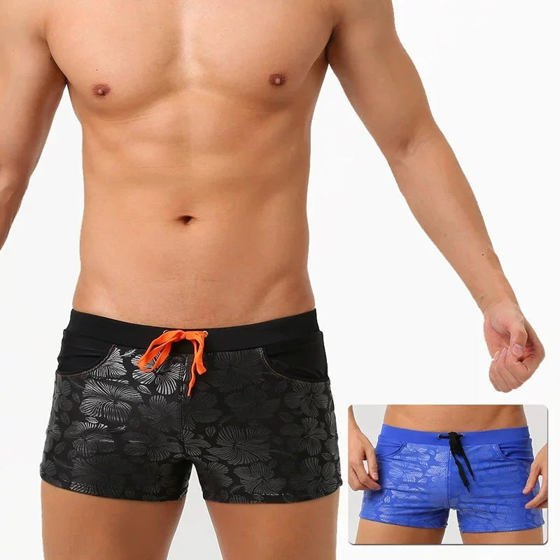 Swim Short | Blue & Black | M–XXL