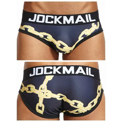 Print Brief – Chains & Flowers Underwear | M–2XL