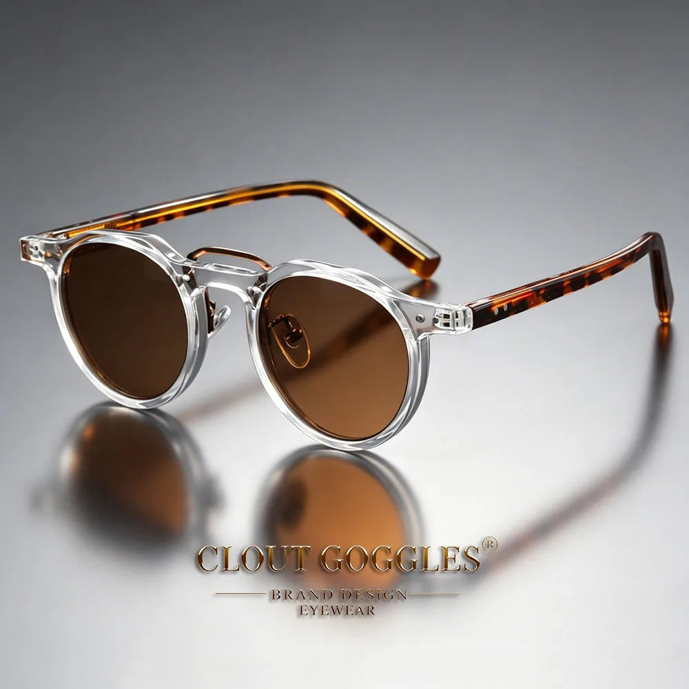 Double Beam Round Sunglasses – 5 Colours | One Size | Plastic