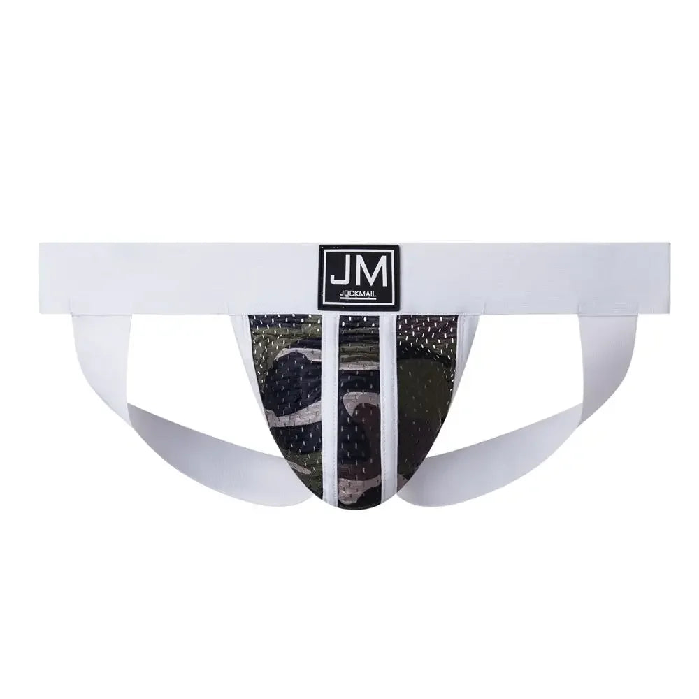 Camo Mesh Jockstrap – 6 Colours | M–2XL | Polyester & Lycra