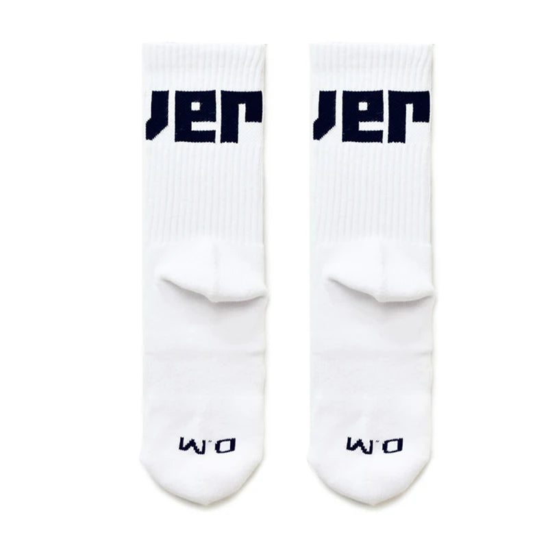 Statement Crew Socks – Black & White | One Size | Cotton & Elastane