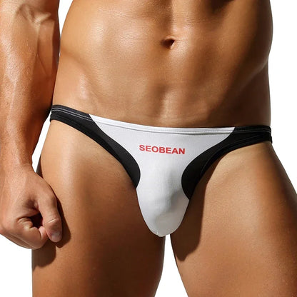 Low-Rise U-Pouch Brief – 4 Colours | M–2XL | Polyester & Elastane