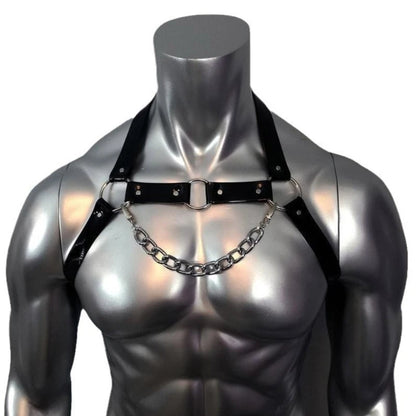Handmade Body Harness with Chest Chain – Unique Handcrafted Accessory | One Size