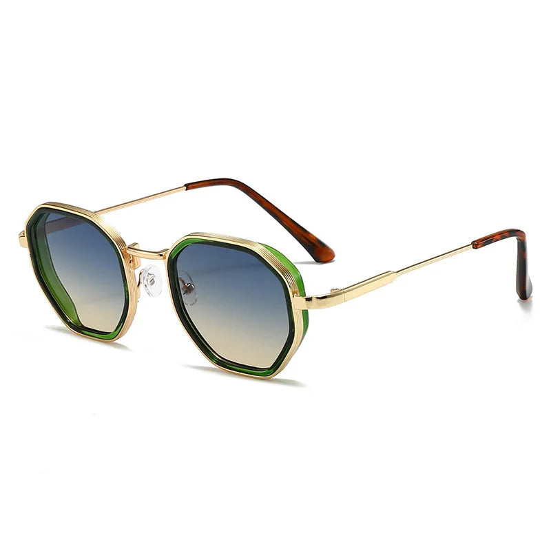 Vintage Round Punk Sunglasses – UV400 | 5 Colours | Resin Frame