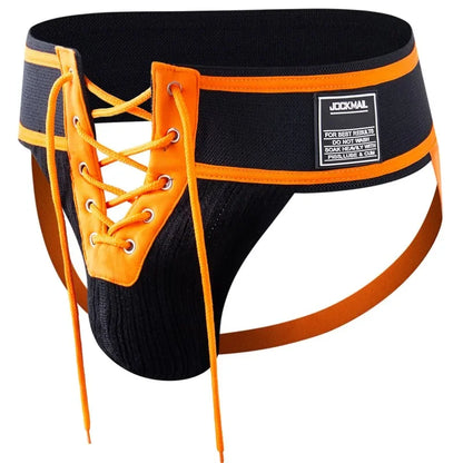 Lace-Up Jockstrap – 6 Colours | M–XL | Cotton & Lycra
