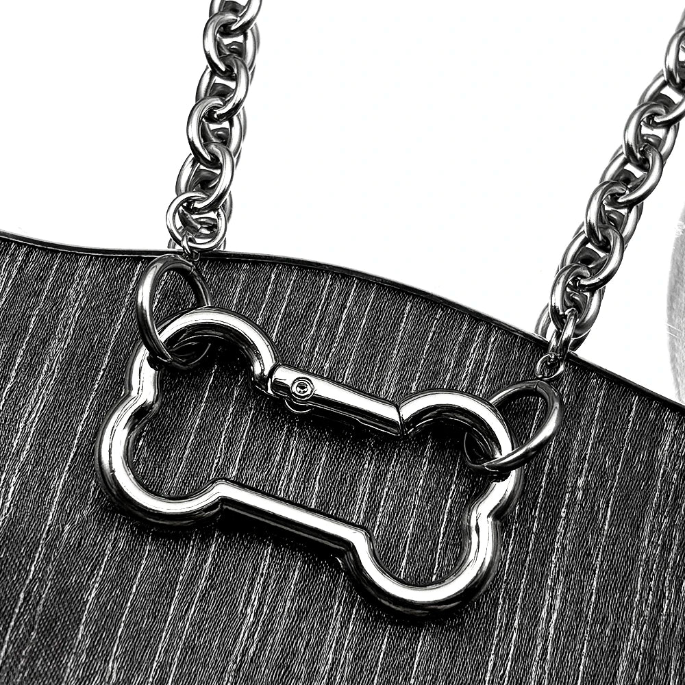 Dog Bone Pendant Necklace – 7 Styles | Stainless Steel | Punk & Goth