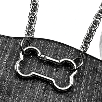 Dog Bone Pendant Necklace – 7 Styles | Stainless Steel | Punk & Goth